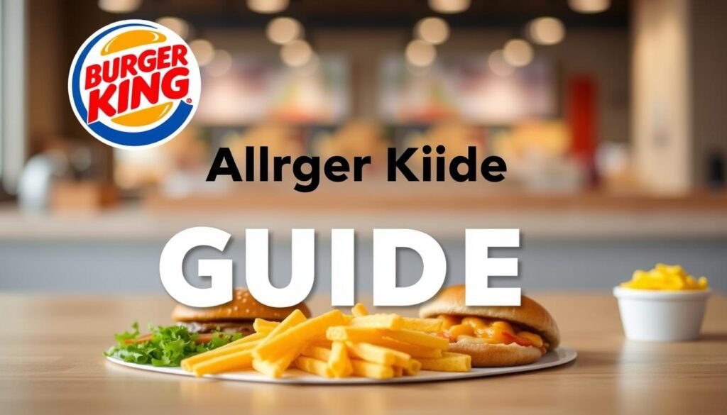 Burger King Allergen Guide Digital Resources
