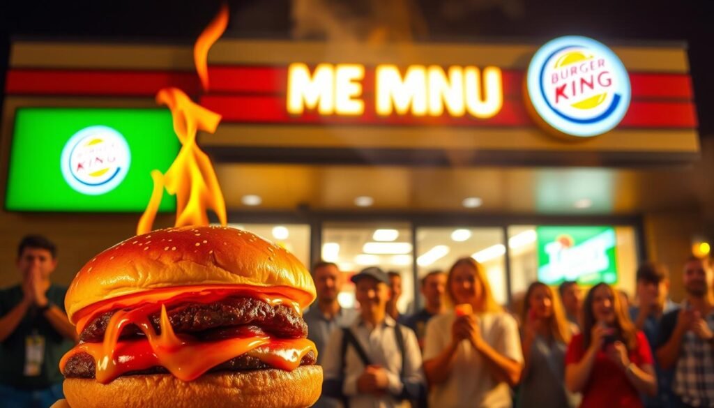 Burger King Fiery Menu Regional Rollout