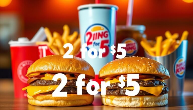 Burger King Menu Prices 2 For $5