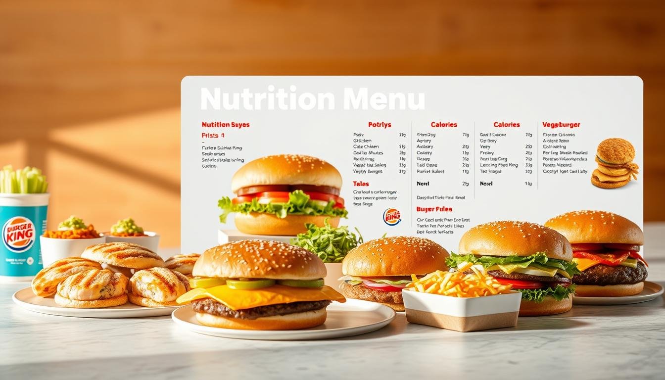 Burger King Nutrition Menu