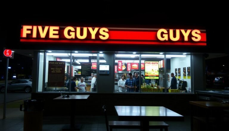 Five Guys Menu Nutrition