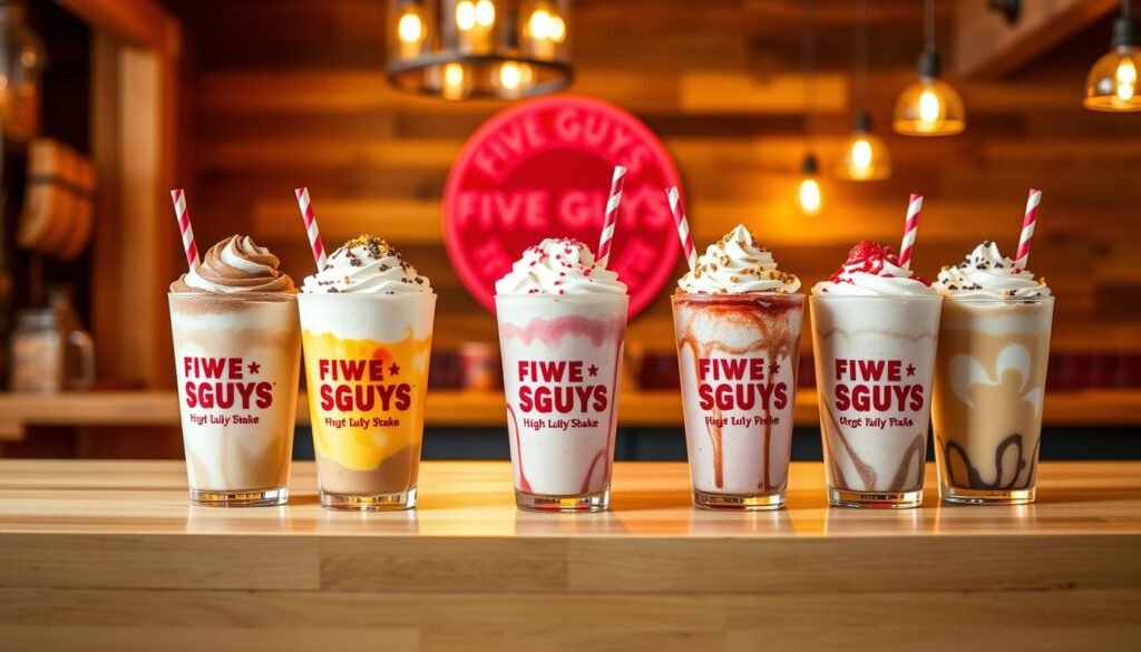 Five Guys seasonal milkshakes
