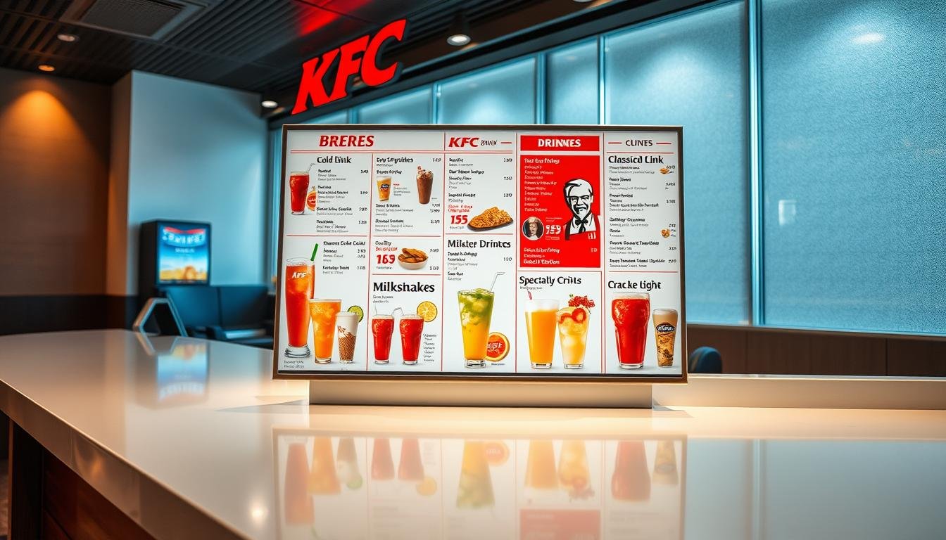 KFC Drinks Menu
