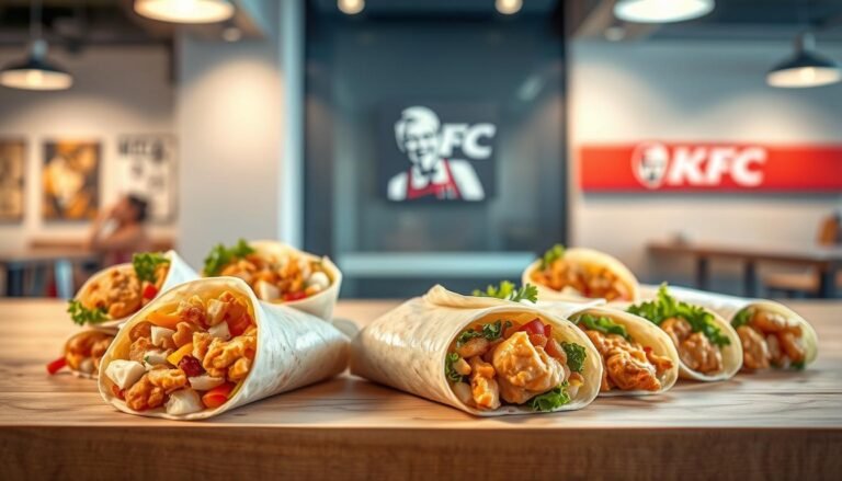 KFC Wraps Menu