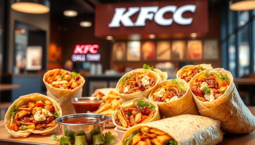 KFC Wraps Menu Seasonal Specials
